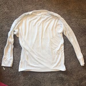 A white long sleeve shirt